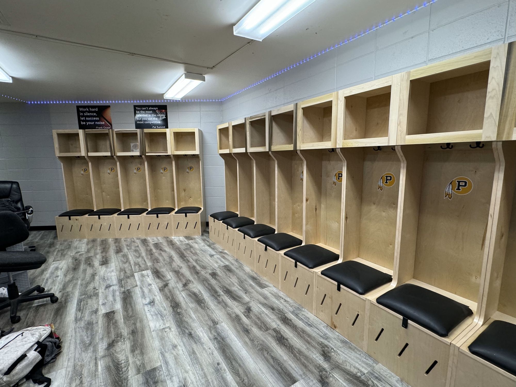 Pontotoc Girls Basketball Lockers